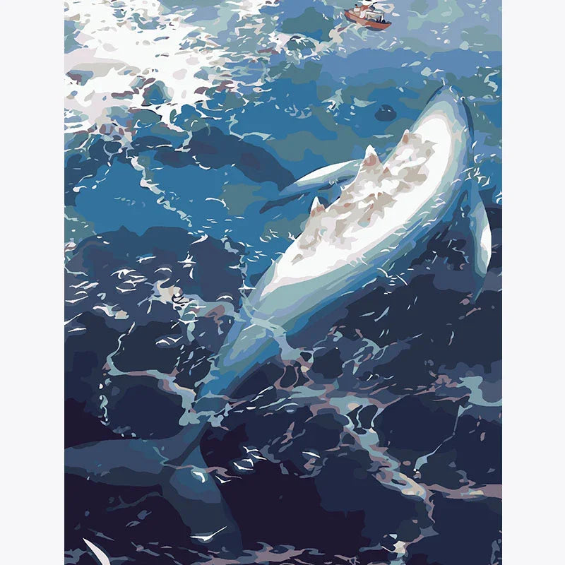 Island of the Whale – Paint by Numbers