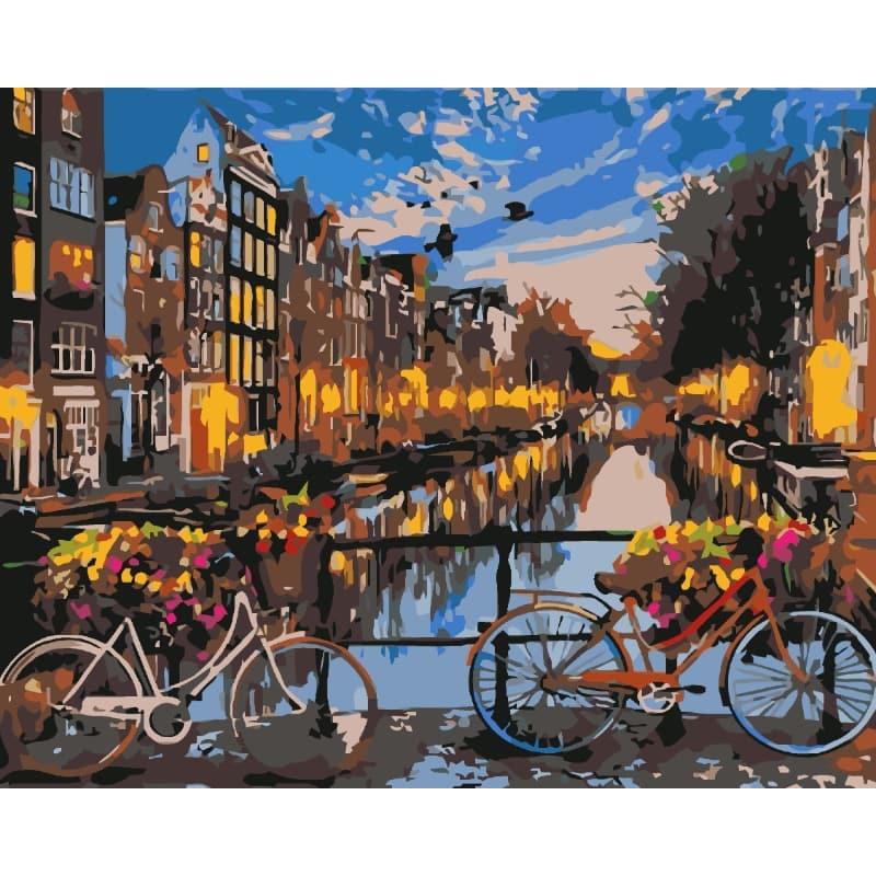 Amsterdam Evening – Paint by Numbers - My Store