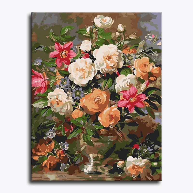 Floral Elegance – Paint by Numbers - My Store