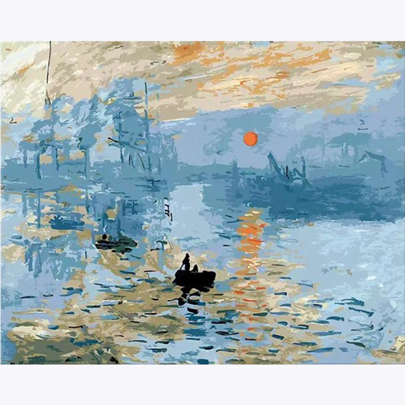 Impression, Sunrise by Claude Monet – Paint by Numbers