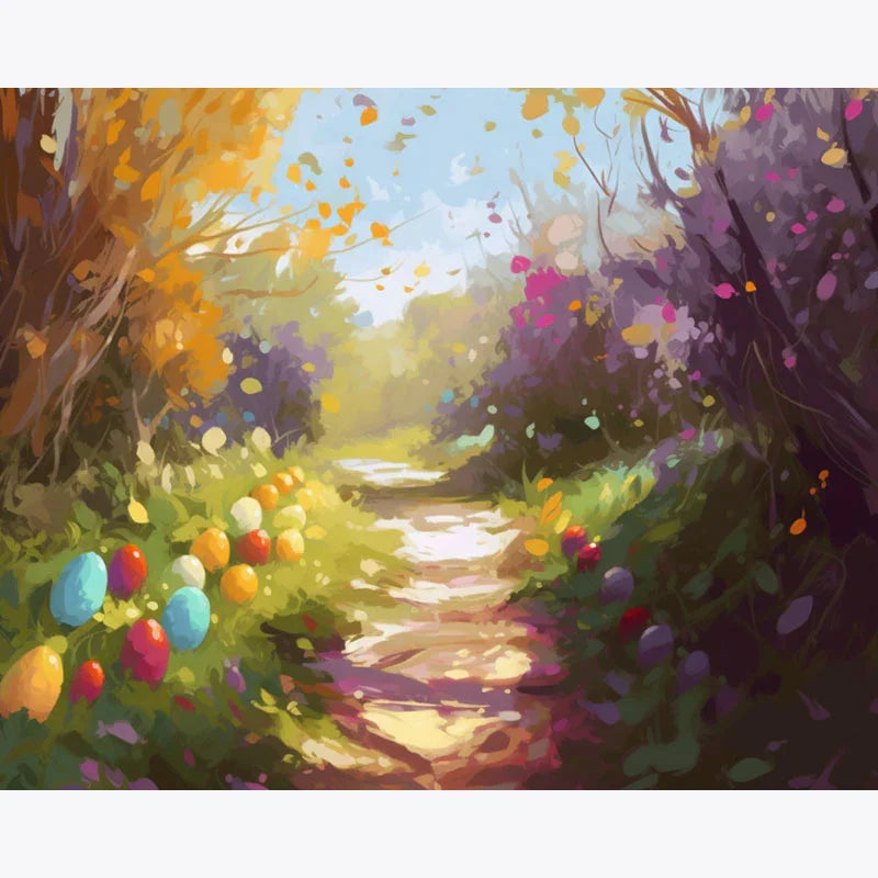 Easter Egg Trail – Paint by Numbers