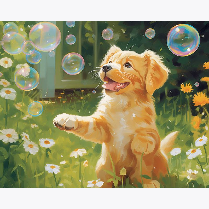Bubble Pup – Paint by Numbers