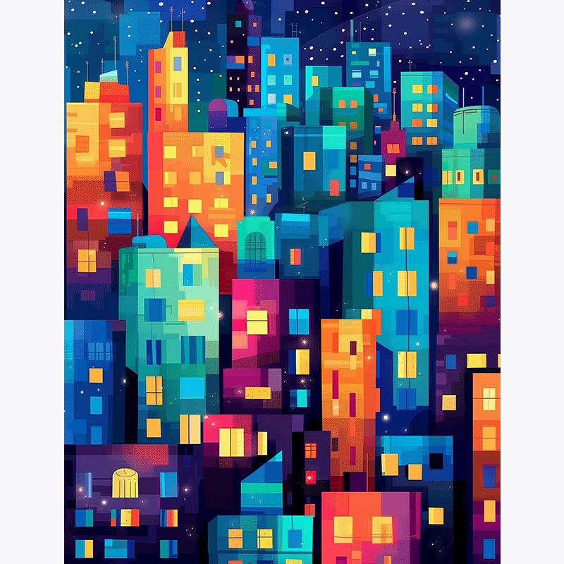 City of Lights – Paint by Numbers