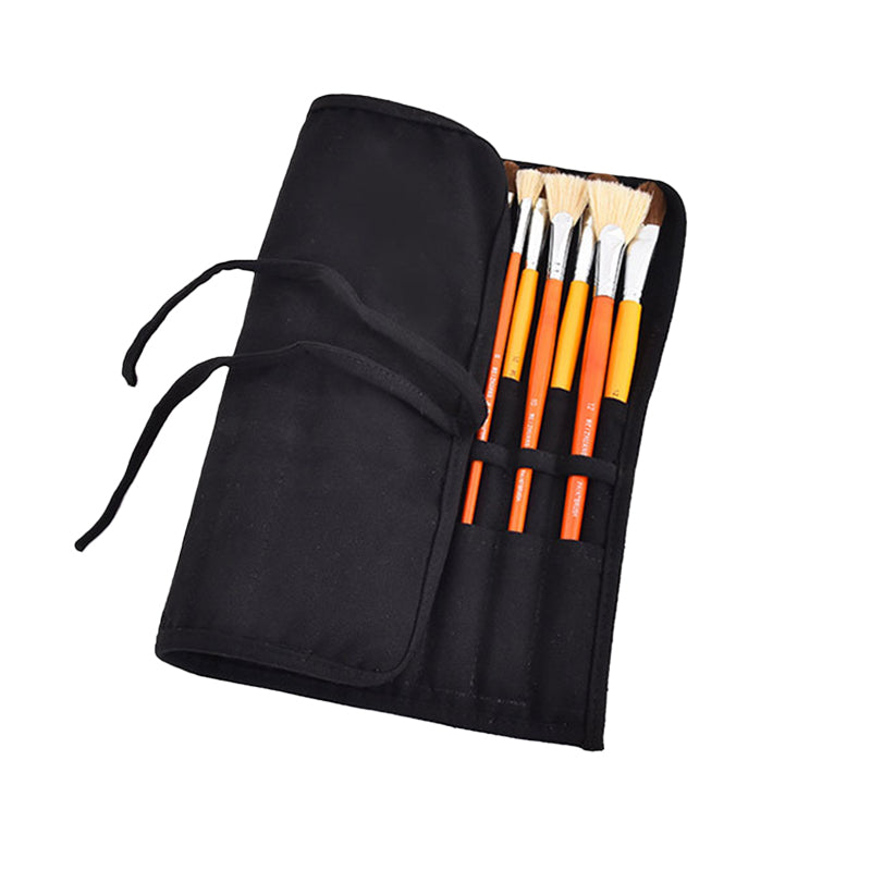 Roll-Up Canvas Paint Brush Bag - Perfect for Paint by Numbers