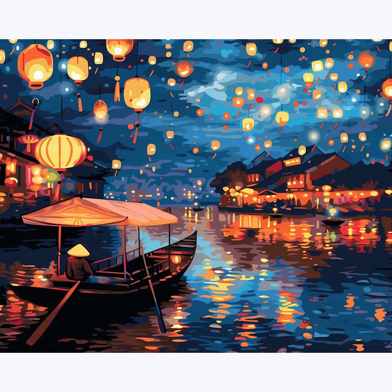 River of Lights – Paint by Numbers