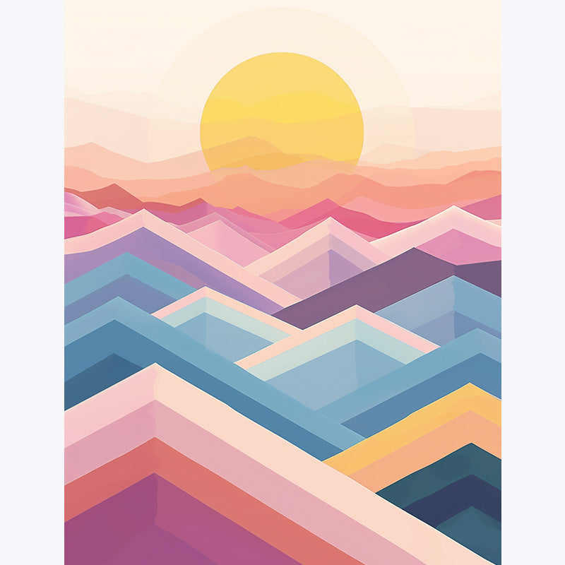 Prism Peaks – Paint by Numbers