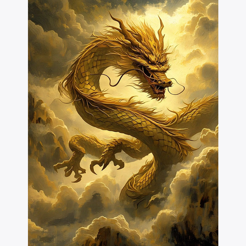 Majestic Dragon – Paint by Numbers