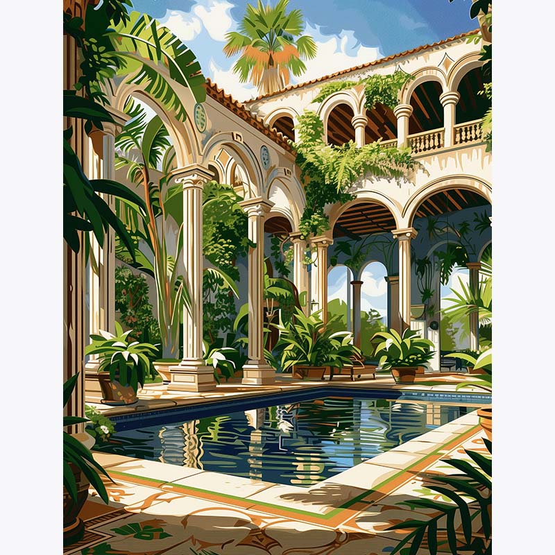 Arcadian Atrium – Paint by Numbers