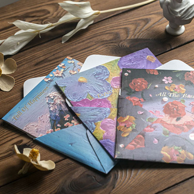 Golden Wishes Greeting Card Set