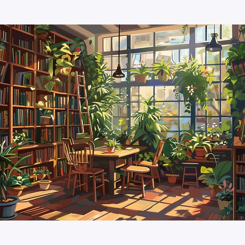Greenhouse Library – Paint by Numbers