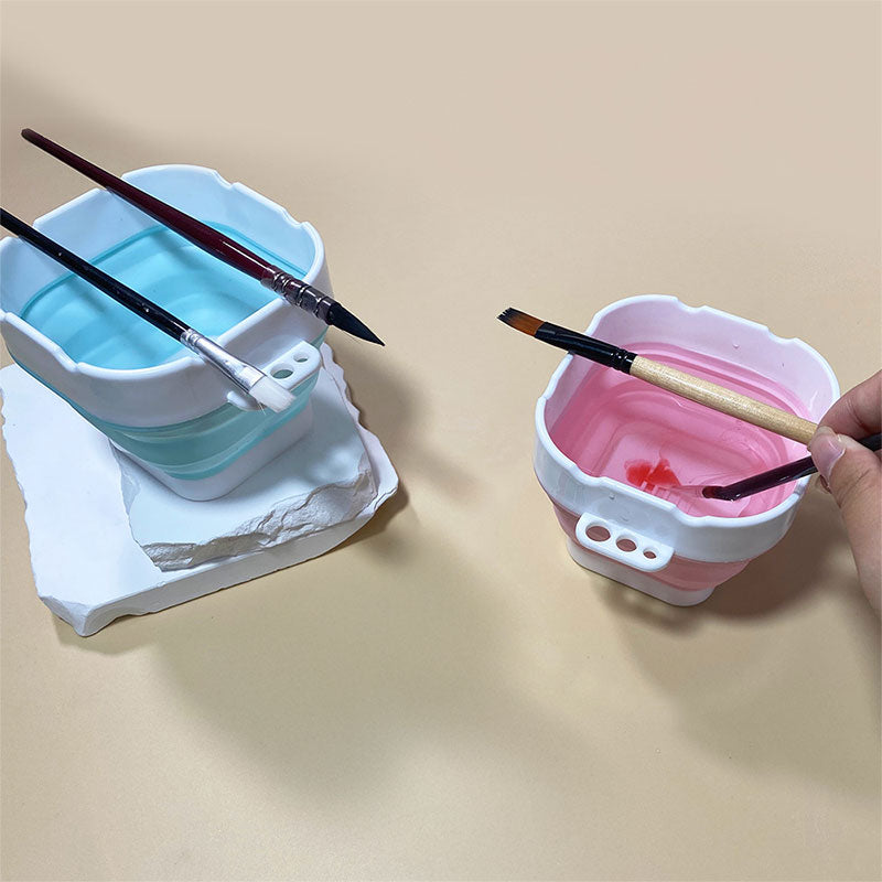 Portable Collapsible Paint Brush Washer – Perfect for Paint by Numbers