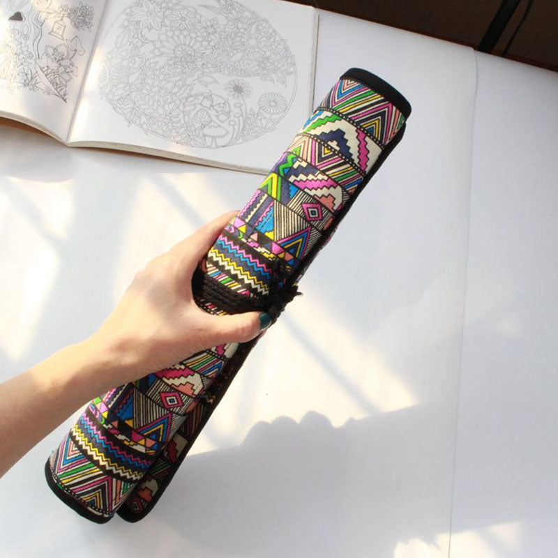 Roll-Up Canvas Paint Brush Bag - Perfect for Paint by Numbers