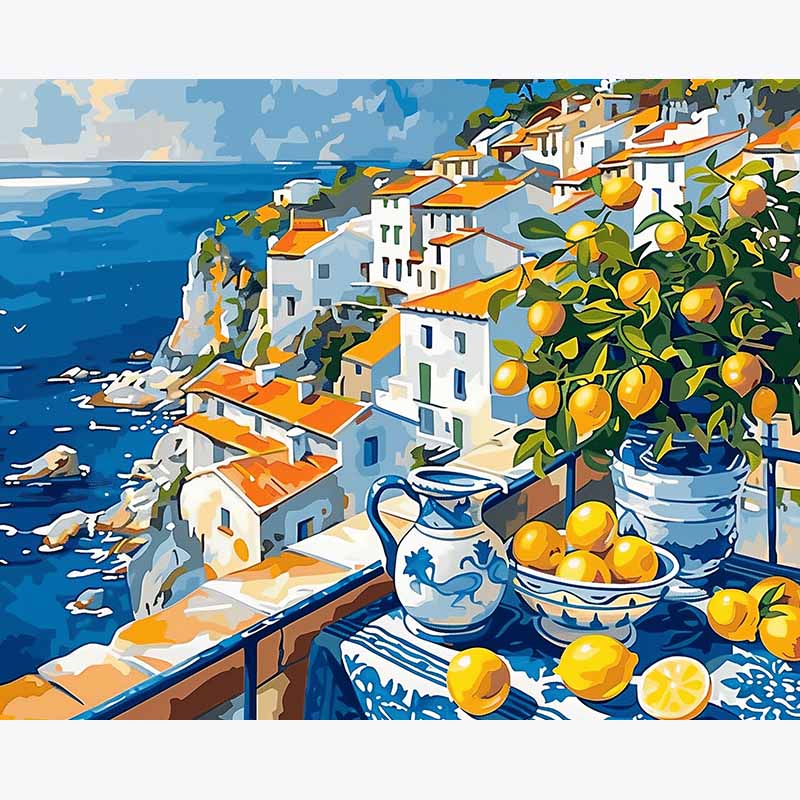 Lemon Coast – Paint by Numbers