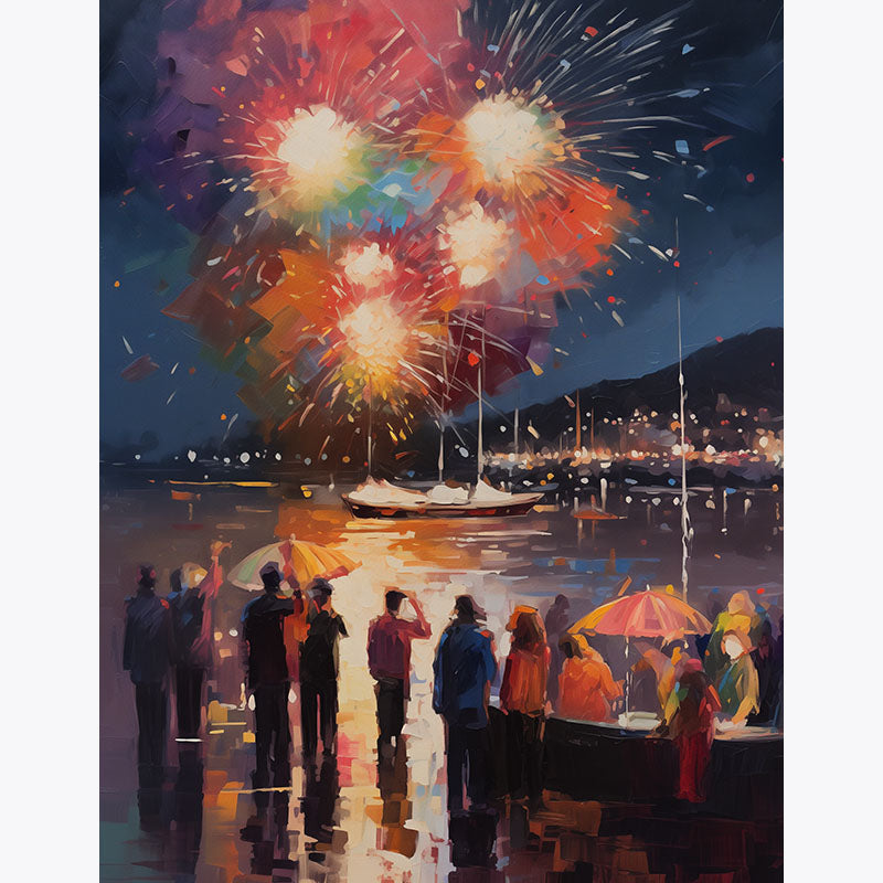 Festival Fireworks – Paint by Numbers