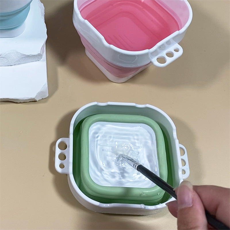 Portable Collapsible Paint Brush Washer – Perfect for Paint by Numbers