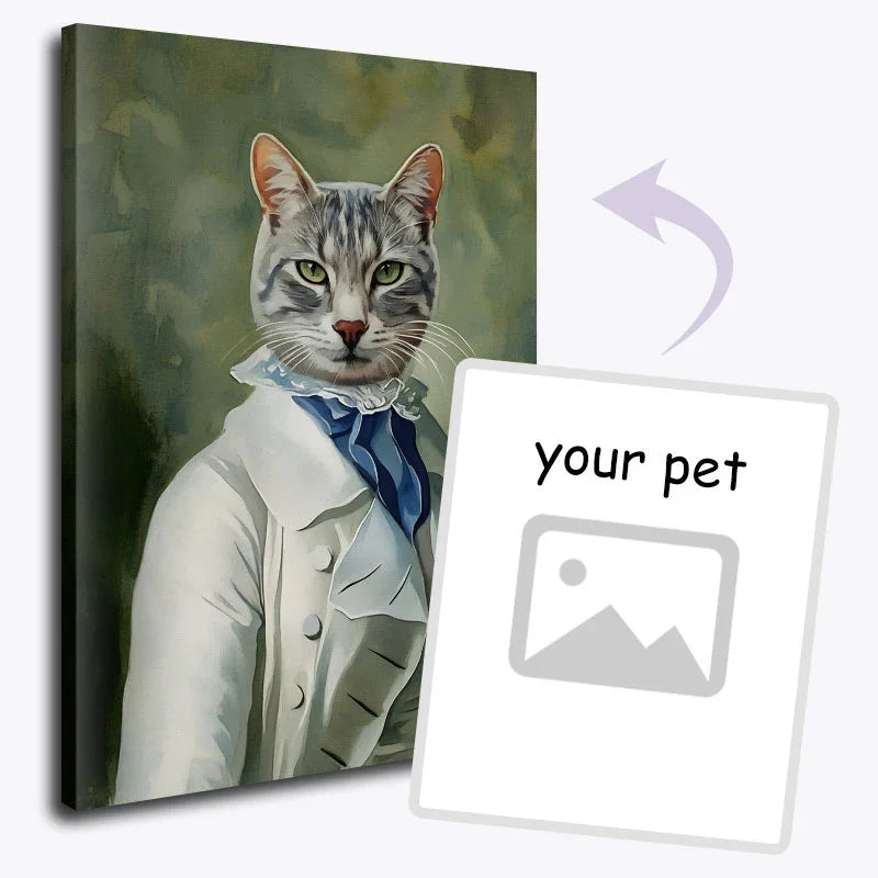 Custom Pet Paint by Numbers – The Aristocratic Beau - My Store