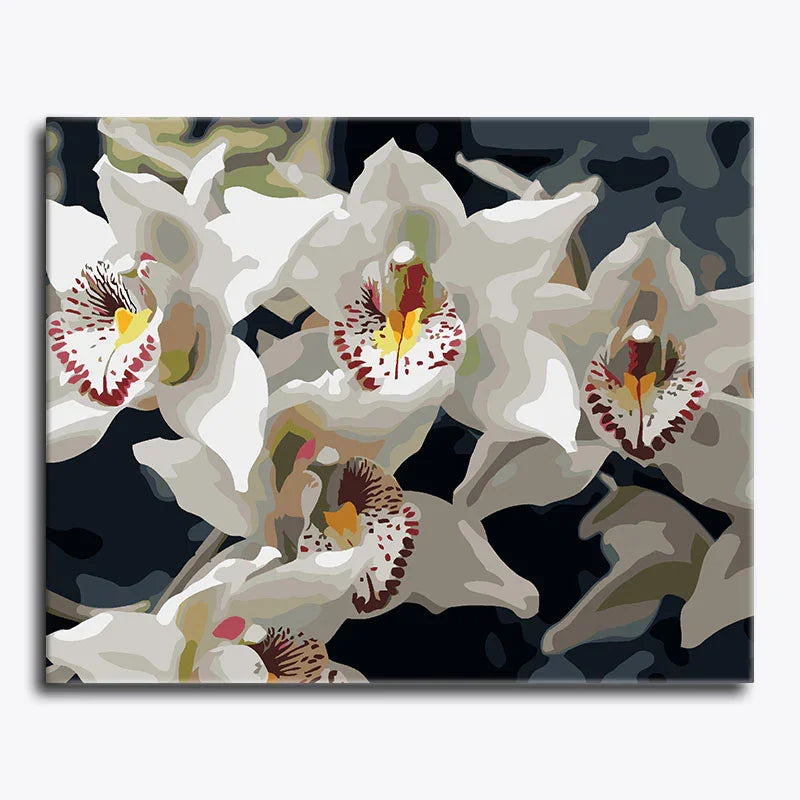 Orchid Elegance – Paint by Numbers