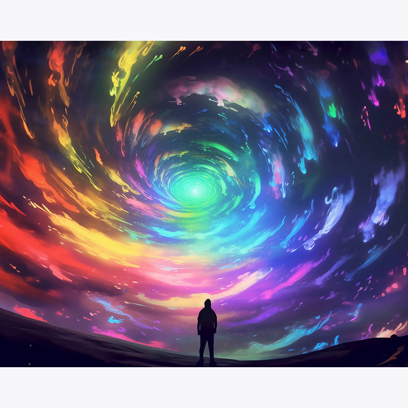 Cosmic Vortex – Paint by Numbers