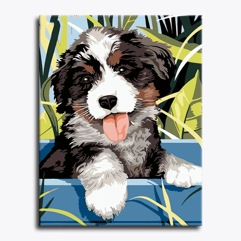 Furry Friend – Paint by Numbers - My Store