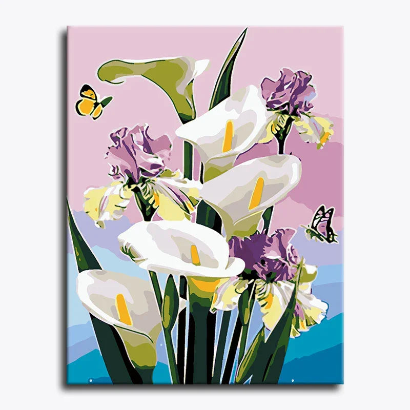Iris and Calla – Paint by Numbers - My Store