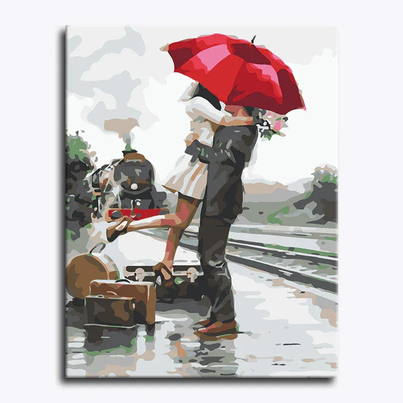 Rainy Day Romance – Paint by Numbers - My Store