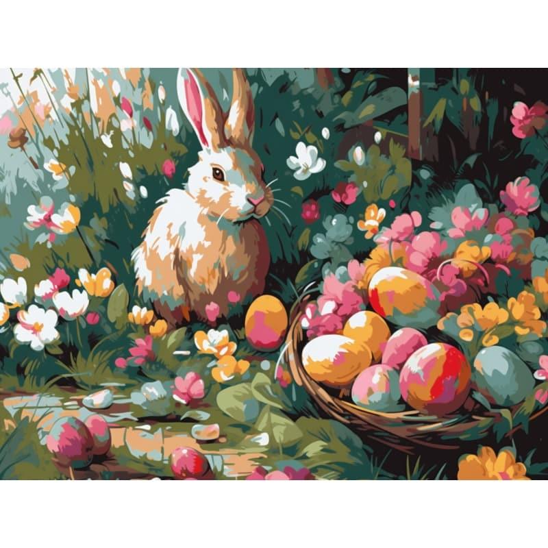 Easter Bunny's Garden – Paint by Numbers - My Store