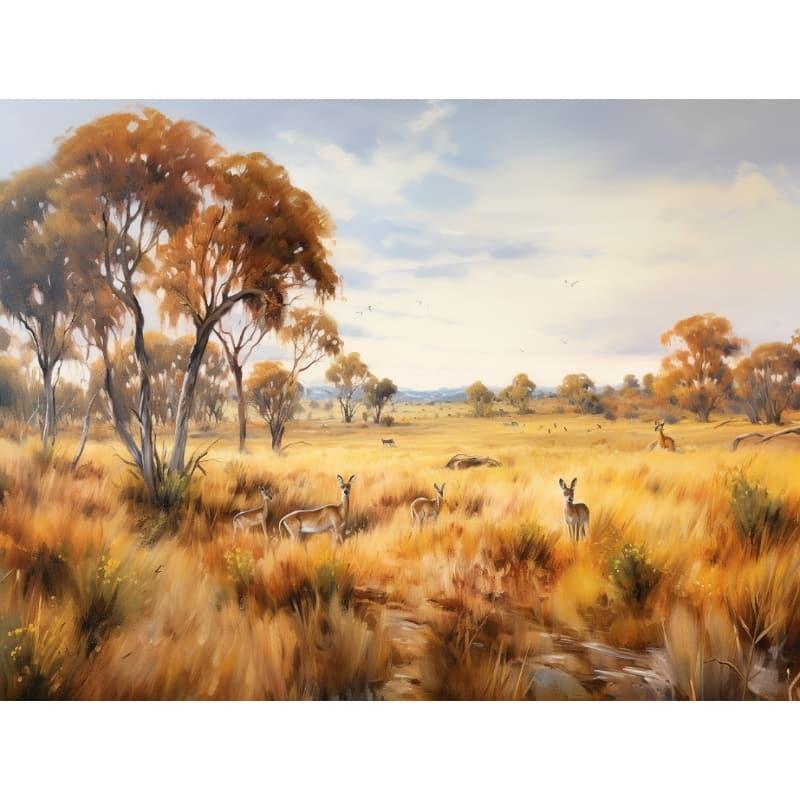 Australian Outback Plains – Paint by Numbers - My Store
