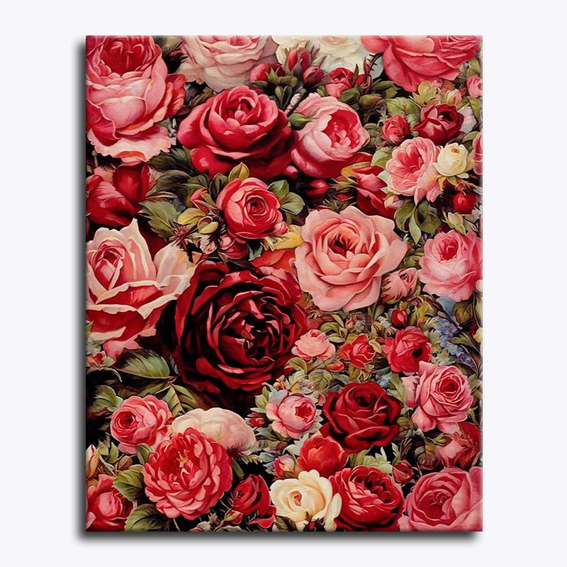Blooming Romance – Paint by Numbers - My Store
