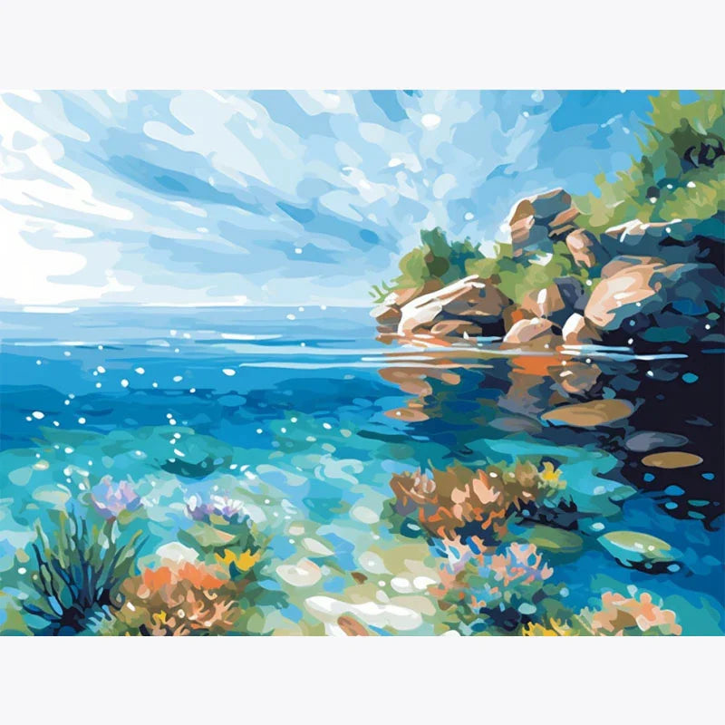 Crystal Clear Waters – Paint by Numbers
