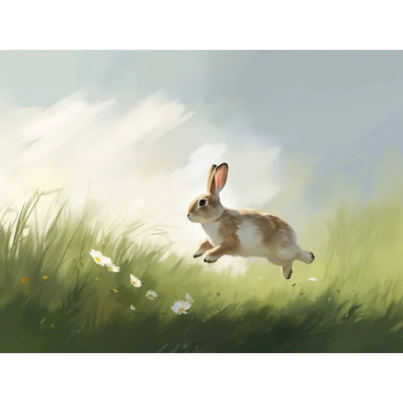Jumping Bunny – Paint by Numbers - My Store