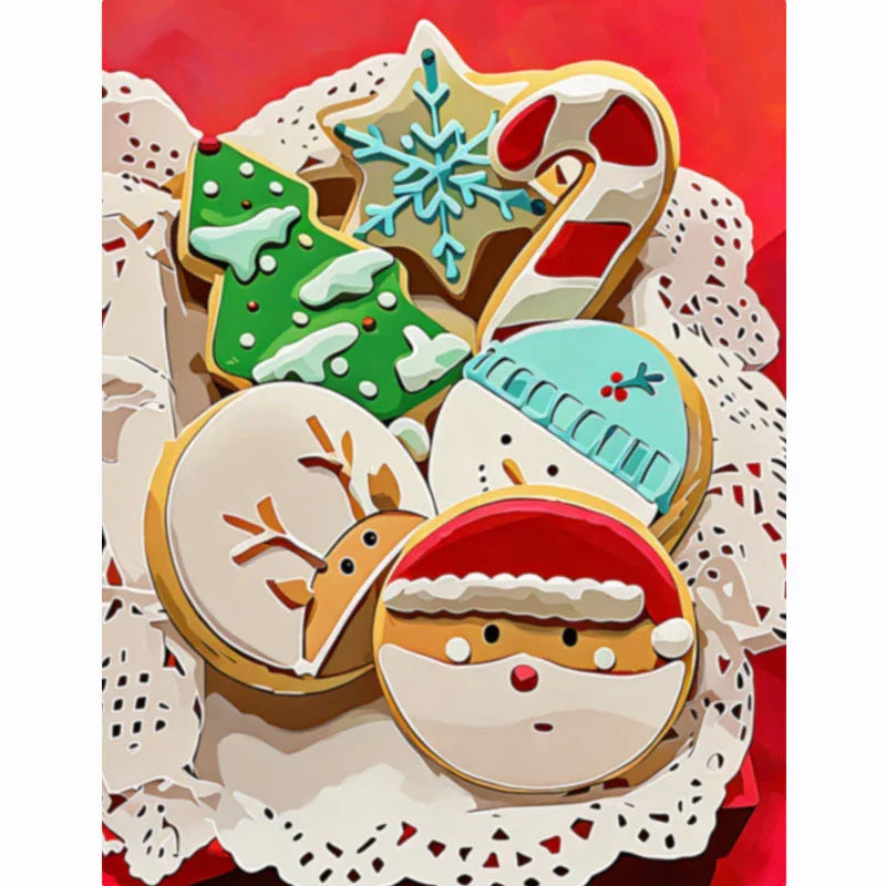 Gingerbread Treats – Paint by Numbers